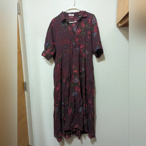 NATURAL LIFE Rebecca Tiered Midi Dress - Picture 2 of 7